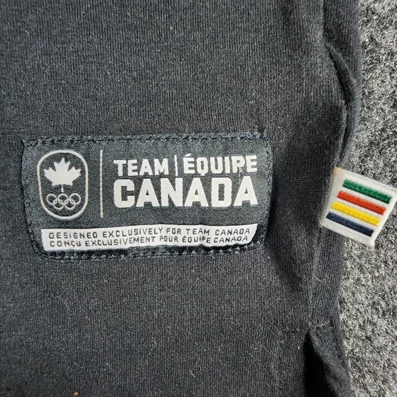 Team Canada Hudson's Bay Olympics Polo Golf Shirt Men's Size Small Black - Picture 4 of 9